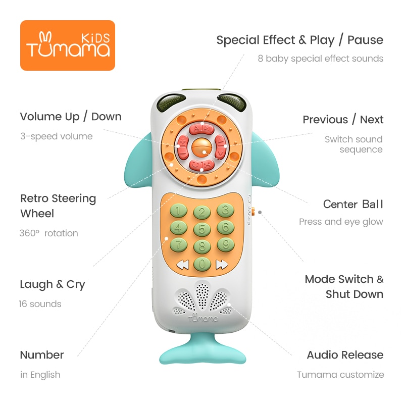 Toy Phone Kids Educational Toys